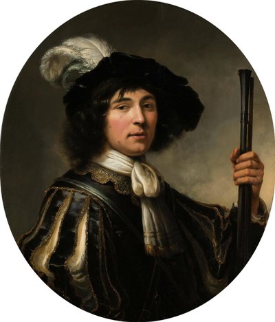 Portret van een jonge man door Aelbert Cuyp